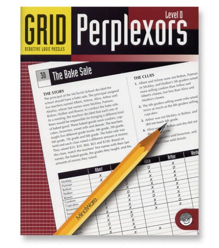 Green Board Games Mindware - Grid Perplexors Level D