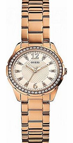 Guess Watches Ladies Desire Rose Gold Sport Analog Watch