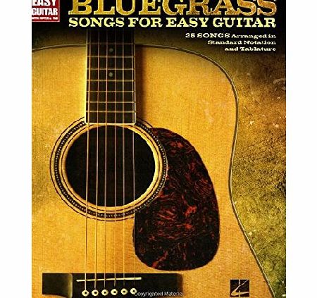Hal Leonard Bluegrass Songs For Easy Guitar (Easy Guitar with Notes amp; Tab)
