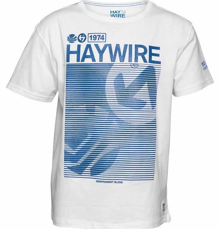 Haywire Junior Longton T-Shirt White