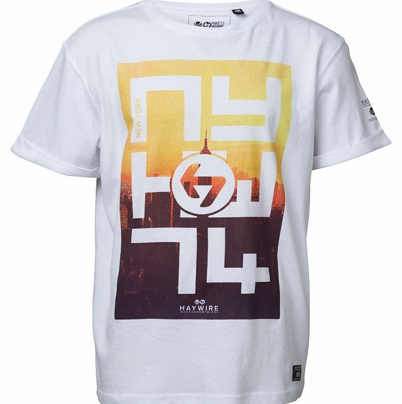Haywire Junior NY Fiftyfive T-Shirt White