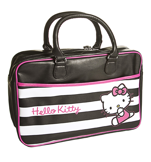 Hello Kitty Retro Stripes Gym Bag