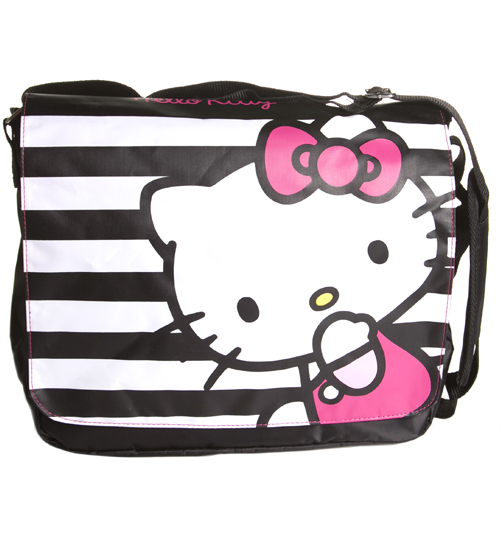 Hello Kitty Retro Stripes Messenger Bag