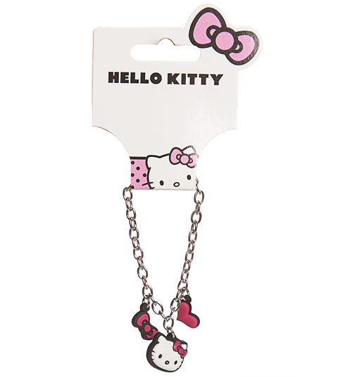 Hello Kitty Rubberised Charm Bracelet