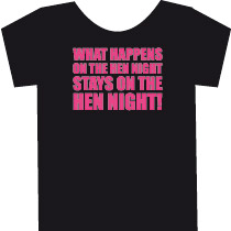 hen party T-Shirt - What happens