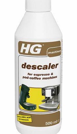 HG Descaler for Espresso and Coffee Pod Machines