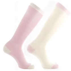Horizon Kloister 2 Pack Ski Socks - Pink Cream