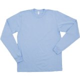Hot Tuna American Apparel - Fine Jersey Long Sleeve T-Shirt, Baby Blue, L