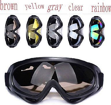 HungGold 5 Colors! Outdoor Wind Dustproof Glasses Eye Protector Len Ski Snowboard Goggles(rainbow color)