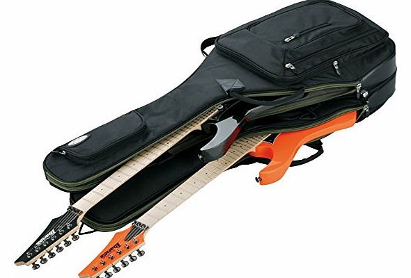 Ibanez IGB2621-BK Nylon Bag for 2 Electric Guitars Black