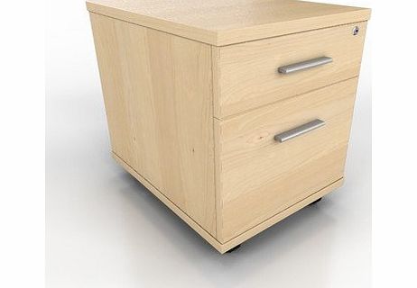 2 Drawer Filing Cabinet Finish: Maple