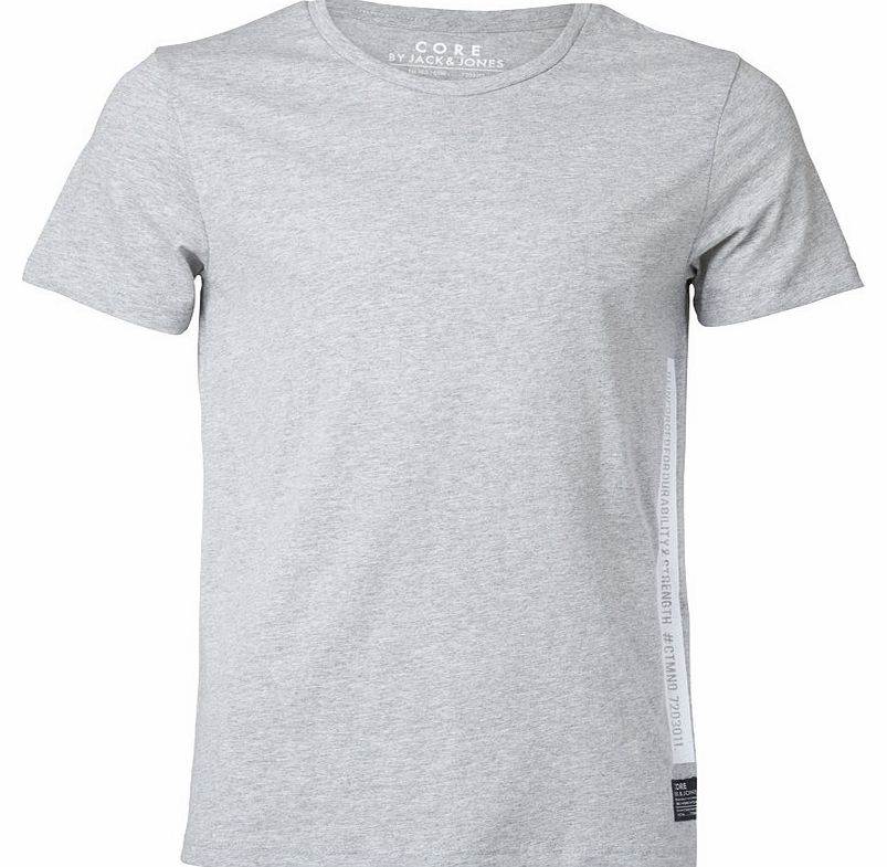 Mens Aqua T-Shirt Light Grey