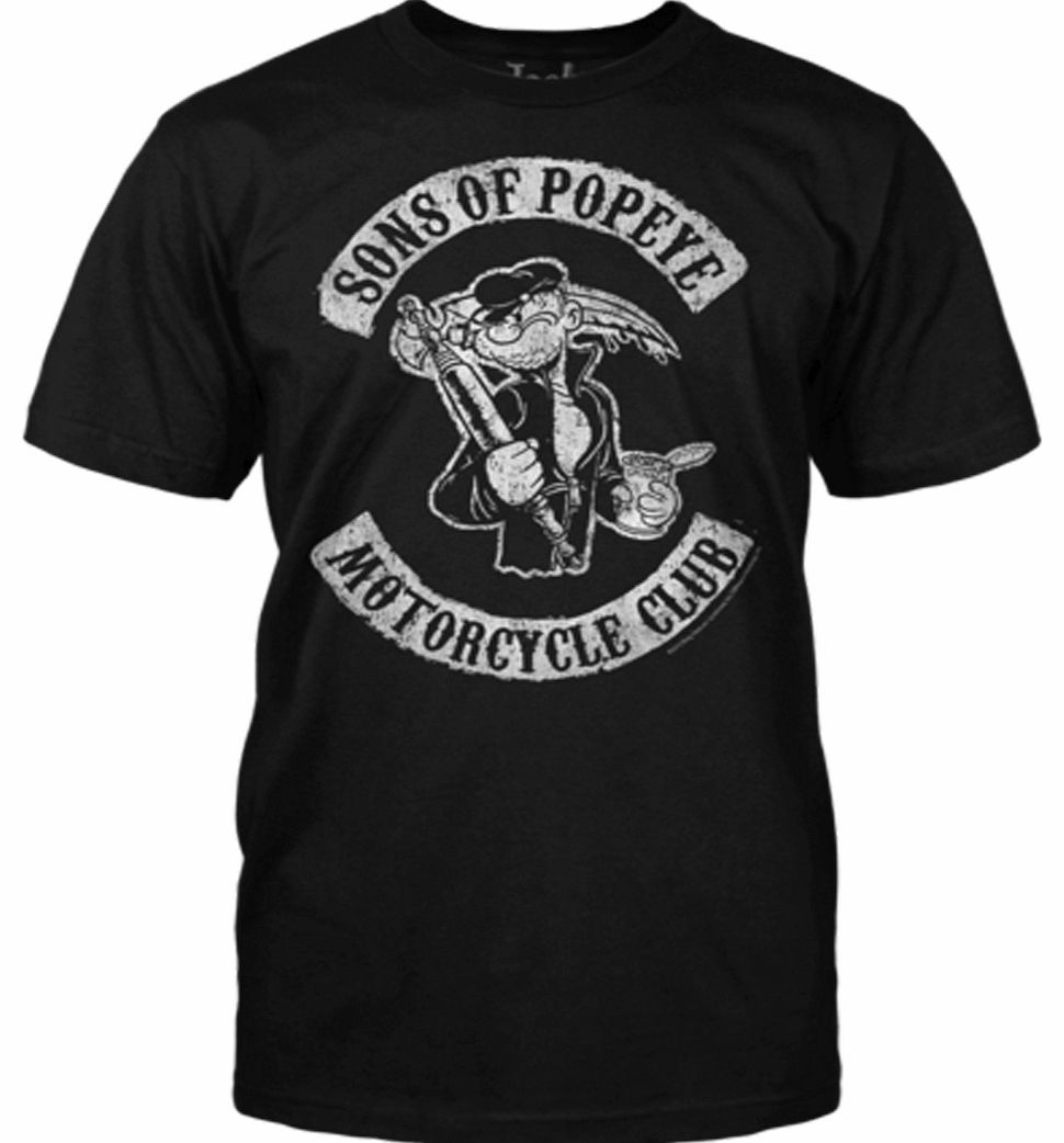 Jack Of All Trades Mens Sons Of Popeye Parody T-Shirt from Jack of