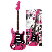 Jaxville Classic Stlye Electric Guitar in Pink