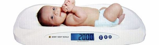 Jennings Nest Digital Scale Weigh Baby Pets 20kg x 5g