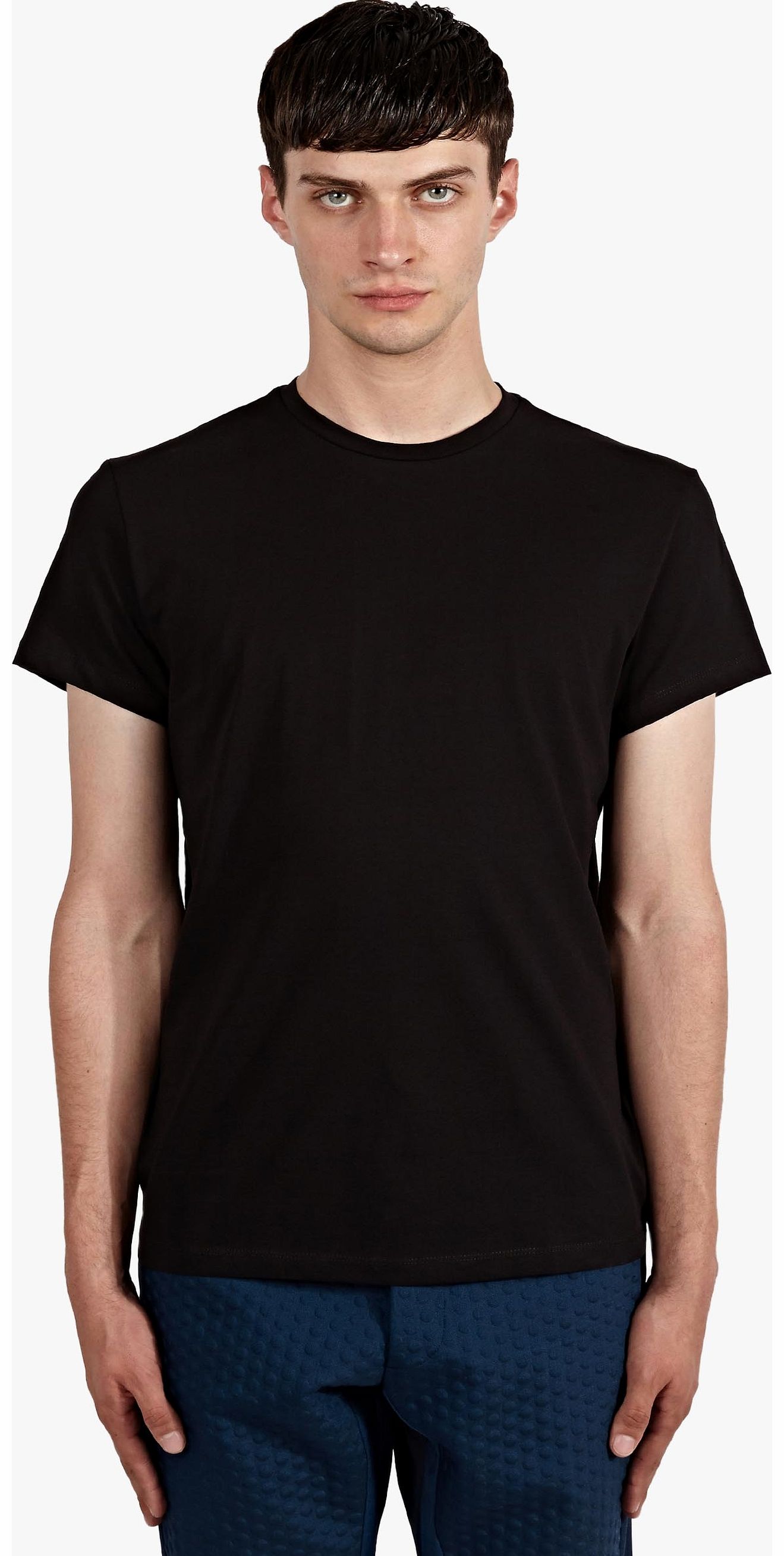 Jil Sander Mens Black Classic Cotton T-Shirt