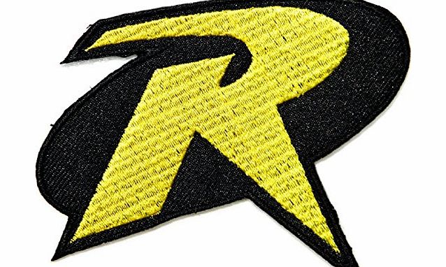 Jumboshop Robin Batman Superhero Movie Comics Cartoon Logo Kid Polo T shirt Patch Sew Iron on Embroidered Badge Sign Costume