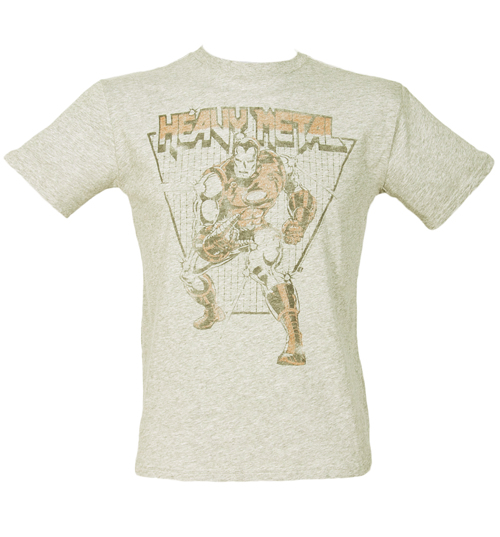 Junk Food Mens Iron Man Heavy Metal T-Shirt from Junk
