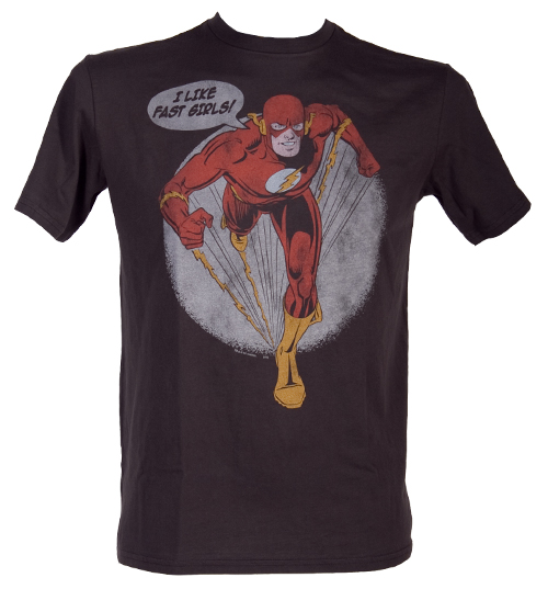 Junk Food Mens The Flash I Like Fast Girls T-Shirt