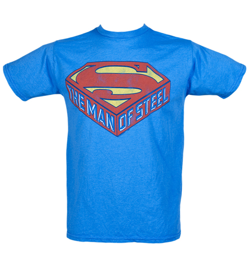 Junk Food Mens The Man Of Steel Superman T-Shirt from
