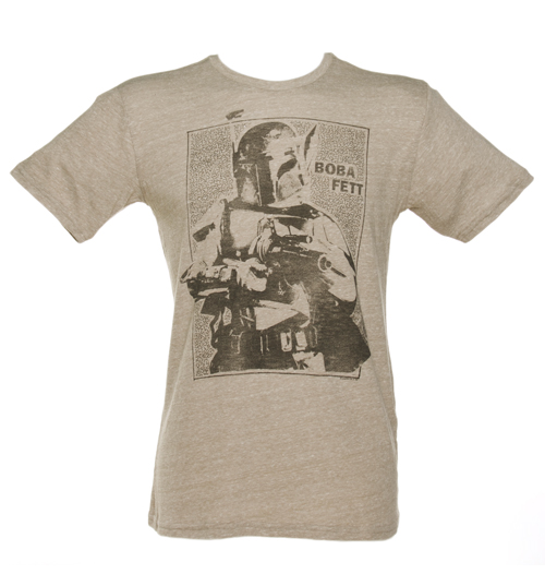 Junk Food Mens Triblend Star Wars Boba Fett T-Shirt