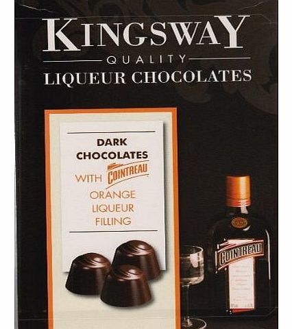 Kingsway Quality Liqueur Chocolates With Cointreau Orange Liqueur Filling 120g