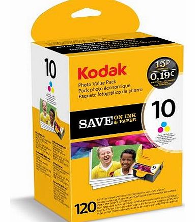 Inkjet / Print Cartridge Photo Value Pack - Series 10 - Colour Ink & Paper