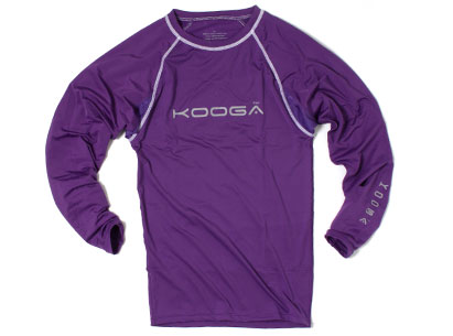 Kooga  Kooga Power Kids Baselayer Cold LS T-Shirt Purple