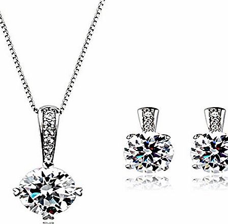 La Vivacita delicate beautiful set swarovski crystals in 18ct gold finish High quality gift for women
