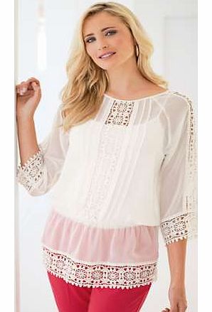 Lace Insert Top