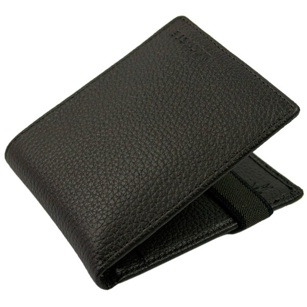Lacoste Chocolate Downtown Small Billfold Wallet by