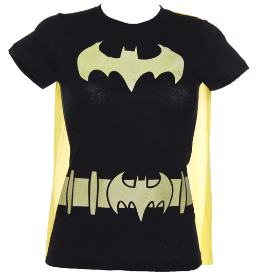 Ladies Batman Caped Costume T-Shirt