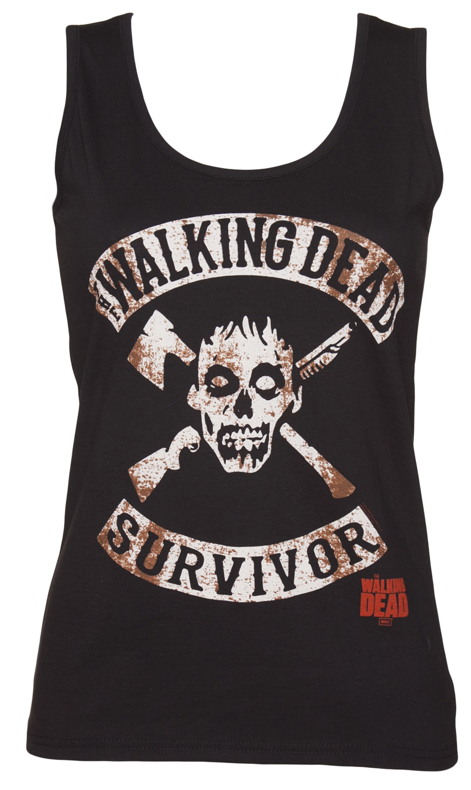 Ladies Black Walking Dead Survivor Vest