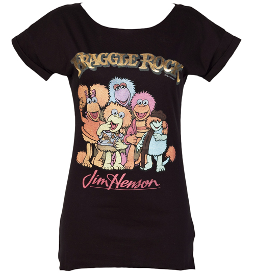 Ladies Fraggle Rock Cast Oversized T-Shirt