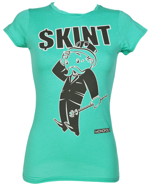 ladies Skint Monopoly T-Shirt
