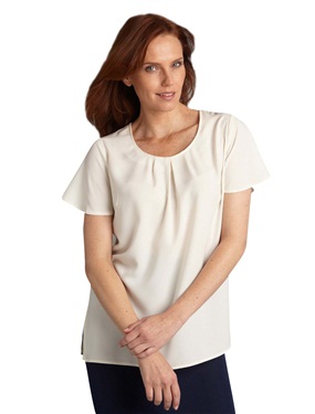 Ladies T-Shirt with Butterfly-Style Short Sleeves