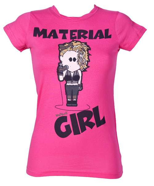 ladies Weenicons Material Girl T-Shirt