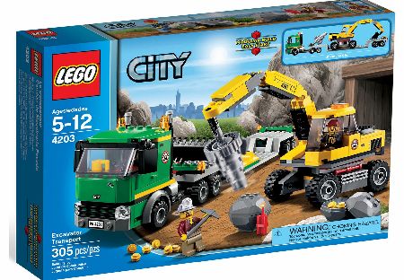 Lego City Excavator Transport 4203