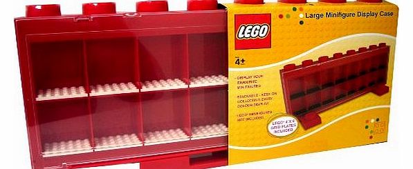 LEGO  Mini Figure Display Case (Red)