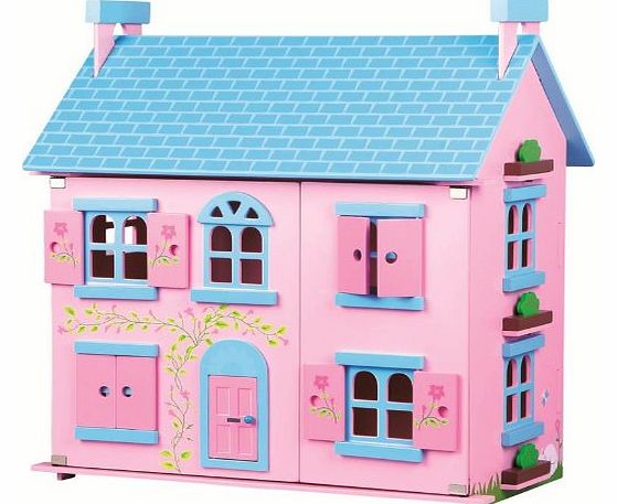 LELIN WOODEN SWEETIE PINK DOLL HOUSE PLAYHOUSE GIRLS CHILDREN PLAYHOME 3 STOREY