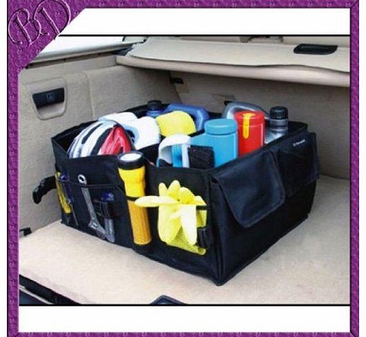 lets go 1 Car Boot Tidy Bag Organiser Storage Multi-use Tools auto kit box