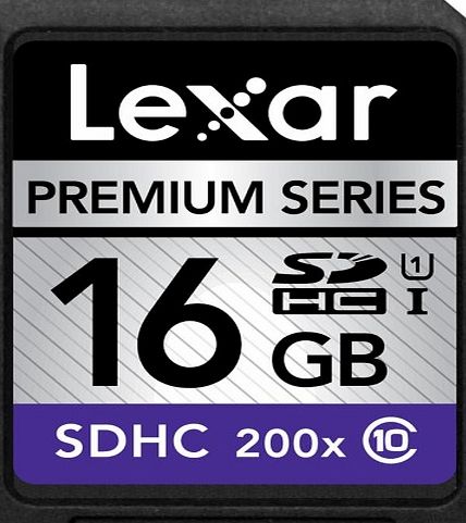 Lexar SDHC Premium Series memory card - 16 GB class 10