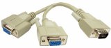 Littlebush Systems Limited 150mm monitor splitter cable (1 x HD15M to 2 x HD15F)