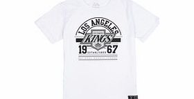 Boys 4-7yrs white LA Kings T-shirt
