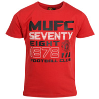 manchester United T-Shirt - Red - Boys.