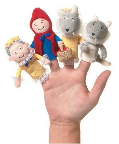 Manhattan Toy Puppettos Manhattan Toy - Little Red Riding Hood Finger Puppets- 10cm