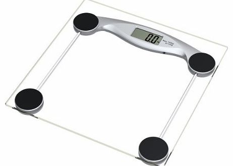 Marko Bathroom Transparent Glass Digital LCD Bathroom Weighing Platform Scales Electronic Scale