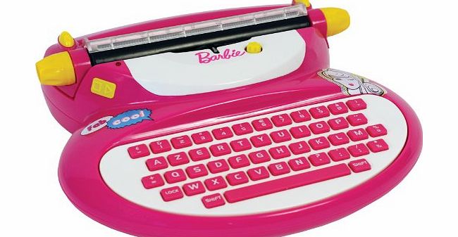 Mehano Barbie Electronic Typewriter with adapter