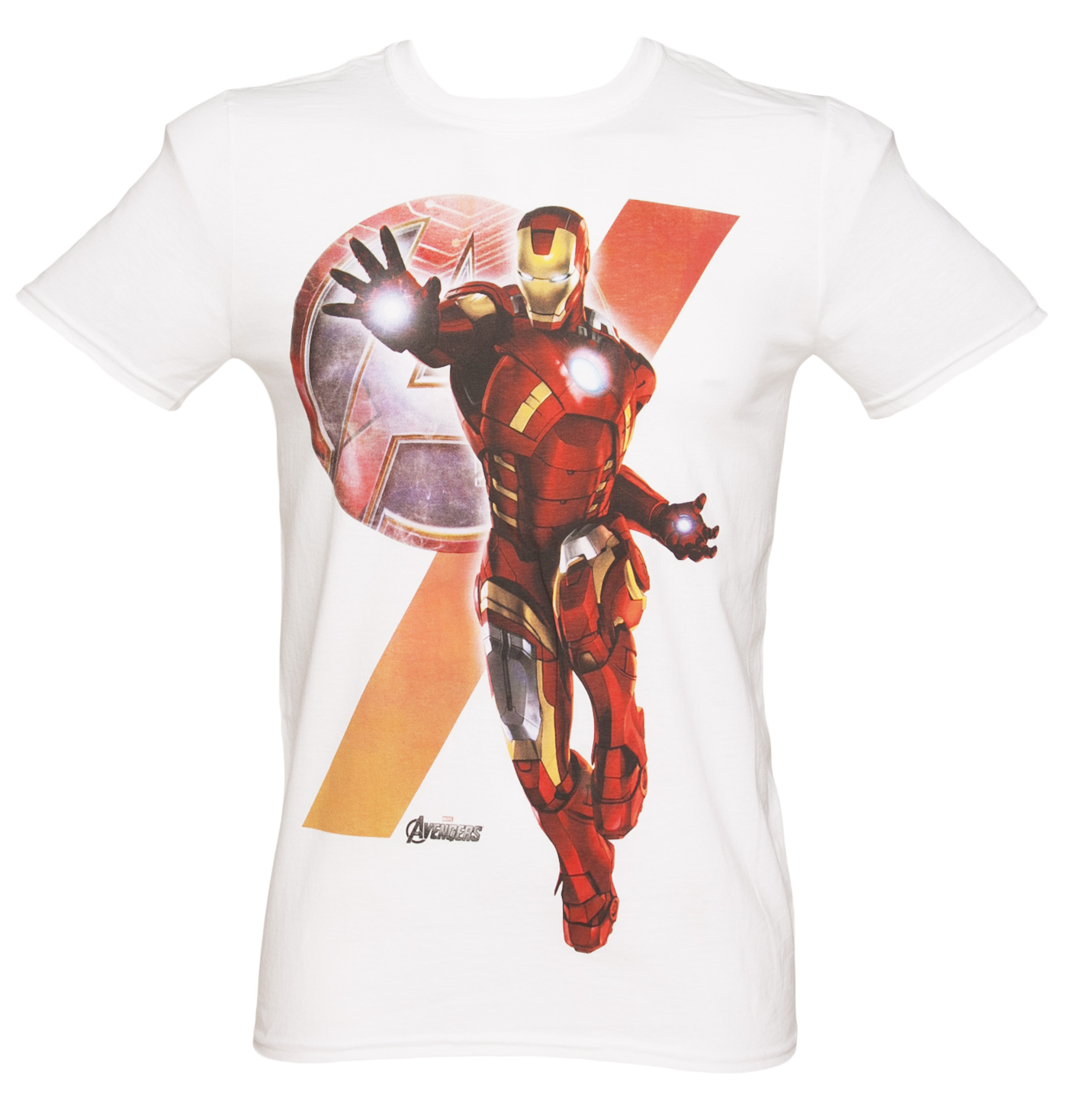 Mens Avengers Insignia Iron Man T-Shirt