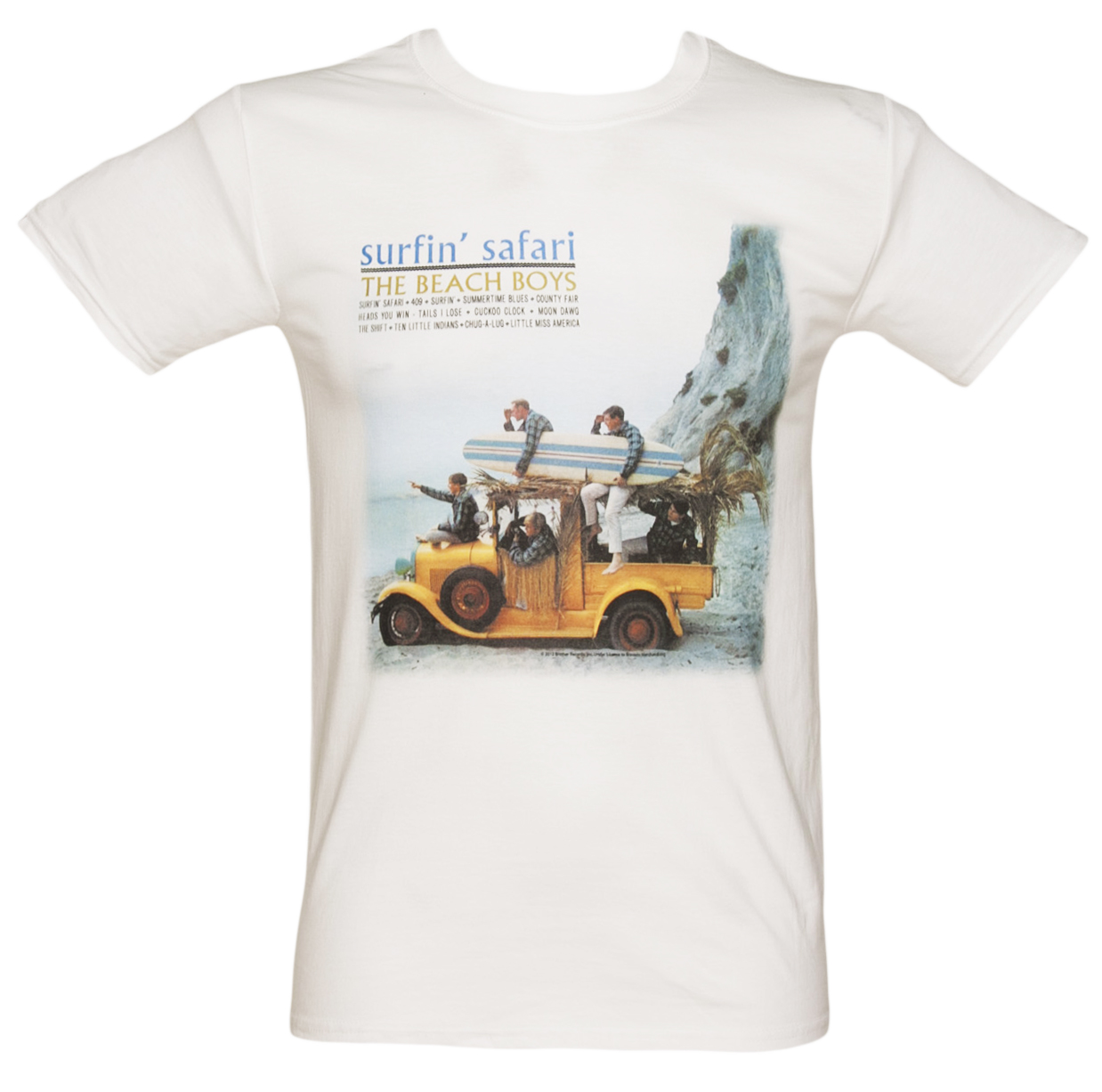Mens Beach Boys Surfin Safari Photo T-Shirt